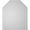Ekena Millwork Octagonal Top Surface Mount PVC Gable Vent w/ 2"W x 2"P Brickmould Sill Frame, 22"W x 26"H GVPOT22X2603SN - alternate 4